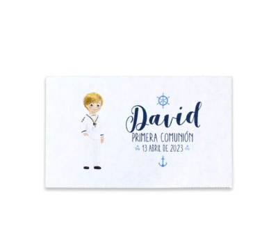 Tarjetas precortadas niño comunión traje marinero - AX7540anha