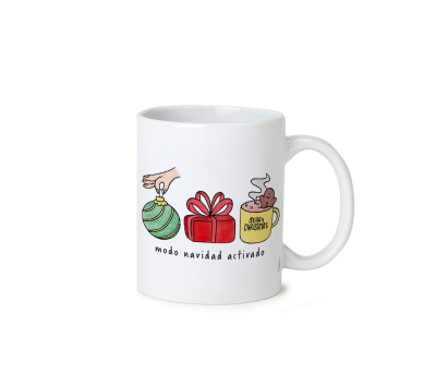 Taza "Modo Navidad Activado" en caja regalo - ANG9.1