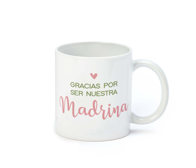Taza cerámica "Gracias Madrina" en caja regalo - AG71.1