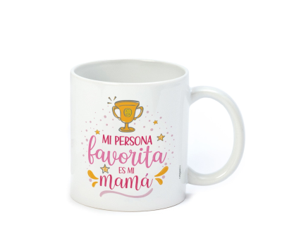 Taza cerámica Mamá persona favorita en caja regalo - AG6.1