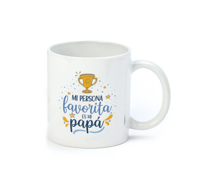 Taza cerámica Papá persona favorita en caja regalo - AG7.1