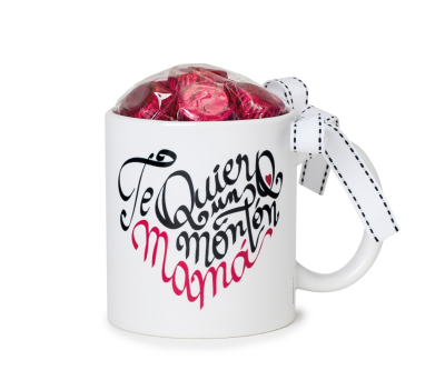 Taza cerámica Te Quiero un Montón Mamá 6bombones caja regalo - AGB482.1