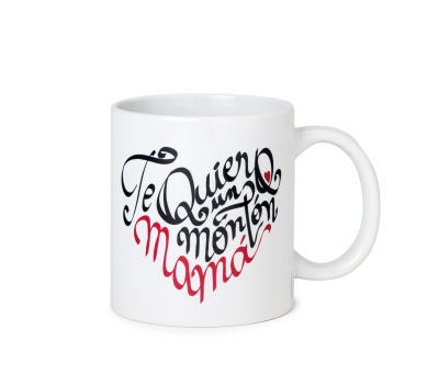 Taza cerámica Te Quiero un Montón Mamá en caja regalo - AG482.1