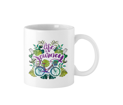 Taza de Cerámica Brillante para Sublimación 320ml