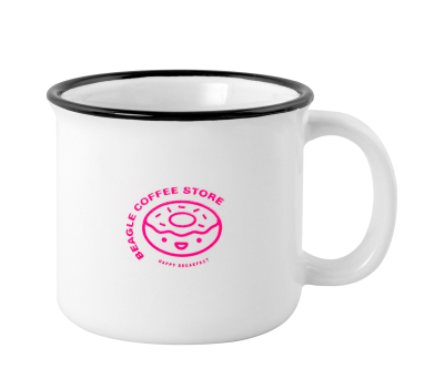Taza de Cerámica Estilo Vintage 280 ml