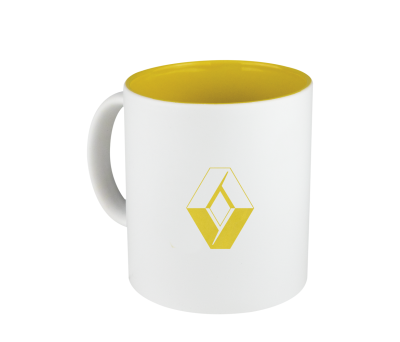 Taza de Cerámica con Interior para Grabado Láser 350ml