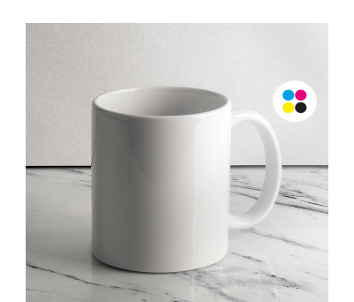 Taza de Cerámica para Sublimación Personalizable 350ml - AGY33518