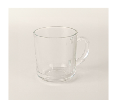 Taza de Cristal con Asa para Café y Té 160 ml