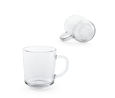 Taza de Vidrio con Sonrisa en la Base 230 mL
