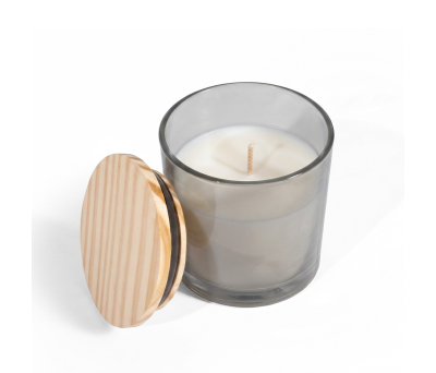 Vela Aromática con Tapa de Madera
