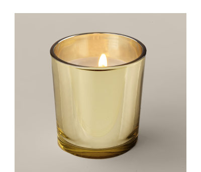 Vela Aromática de Bergamota en Vaso de Cristal - AGY52523