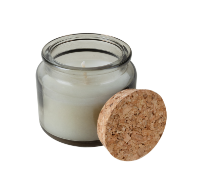 Vela Aromática de Cera Vegetal con Tapa de Corcho