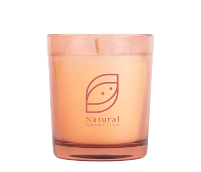 Vela Aromática de Cristal con Cera Vegetal