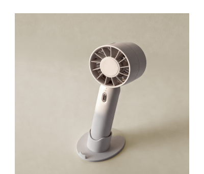 Ventilador de Mano Portátil de ABS con Base para Regalo - AGY56043
