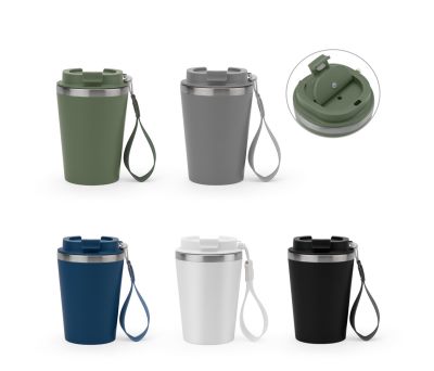 Vaso Térmico de Acero Reciclado y Doble Pared con Asa