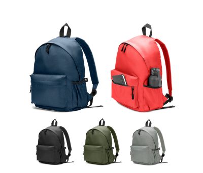 Mochila Clásica de Poliéster Reciclado 18L con Bolsillos