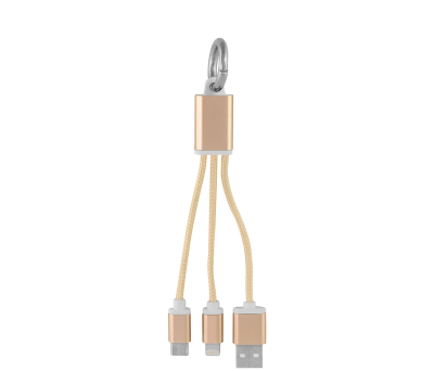 CABLE 3 EN 1 CODE DORADO - AGY38529DO