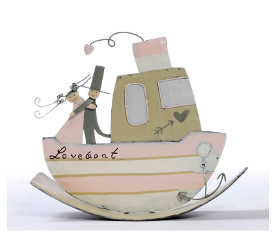 Figura de novios en barco balancín - 21ABIS3103