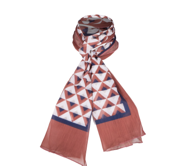 FOULARD ETAMINE MARRON - AGY38020MA